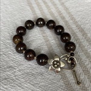 B1365 Retired Silpada Bronzite Bracelet
